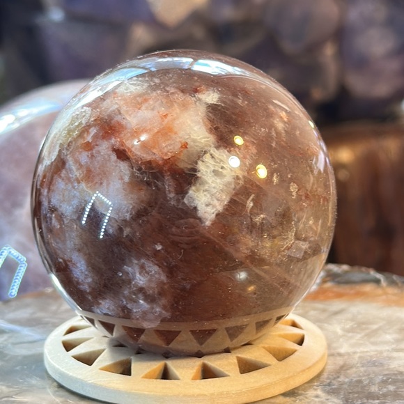 🎄SALE🎄Hematoid Crystal Sphere! - Picture 7 of 7